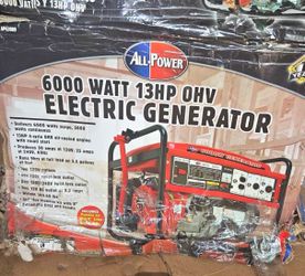 Generator ( RV Camping Off grid hurricane )
