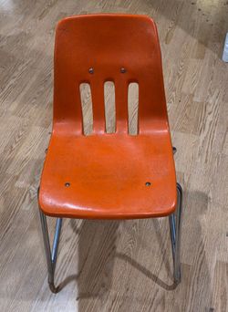 Classic Orange School Chair