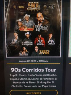 90's corridos tour tickets