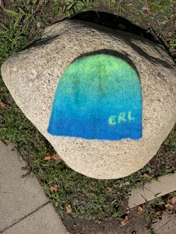 ERL Unisex gradient knitted beanie