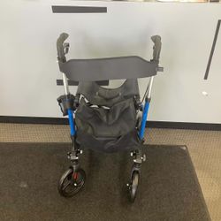 Rollator Transport Chair 2-in-1 for Seniors