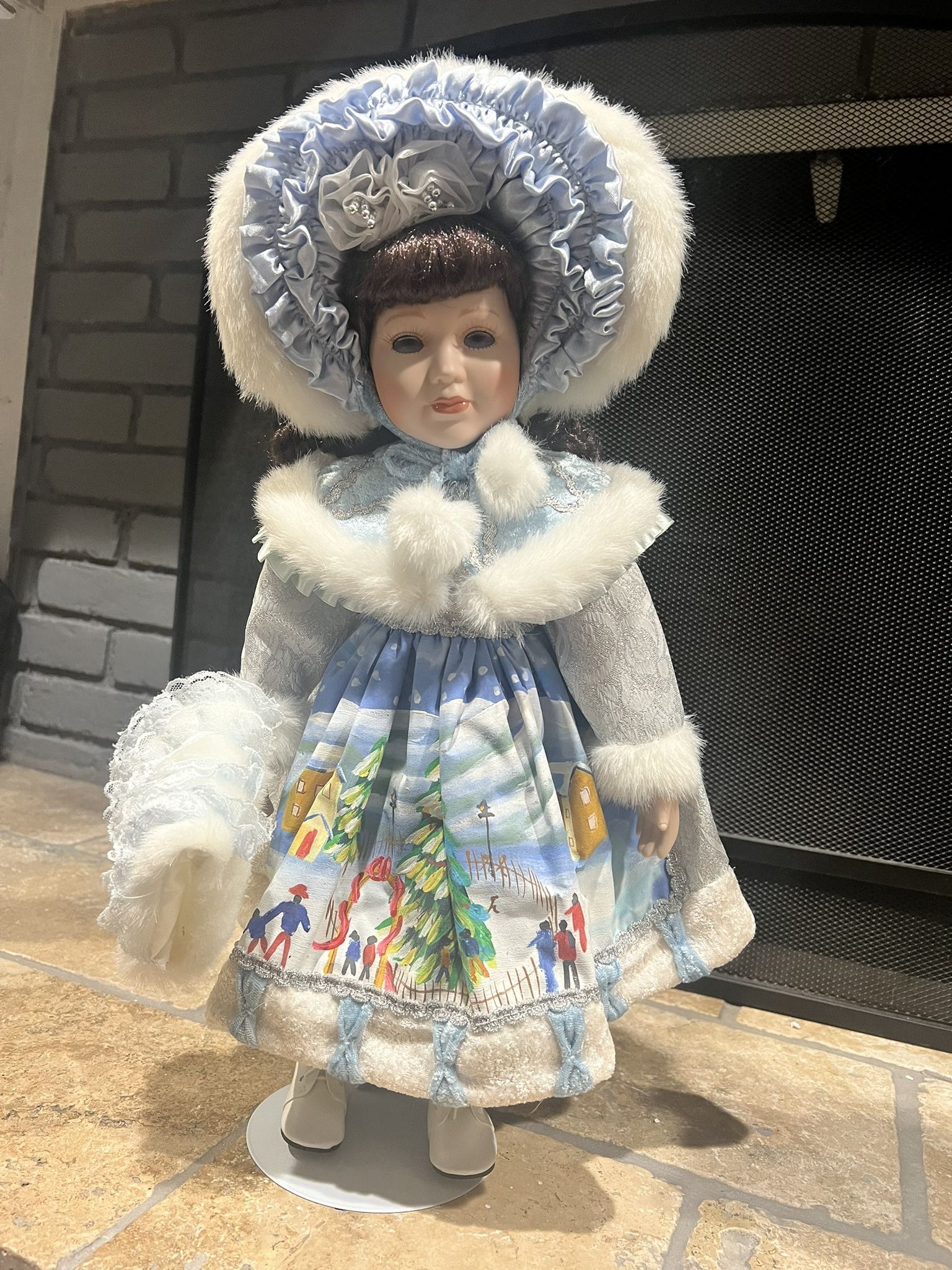 Vintage porcelain doll