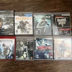 Various PS4, PS3, PS2 Games, DVDs, And Blu-ray Movies