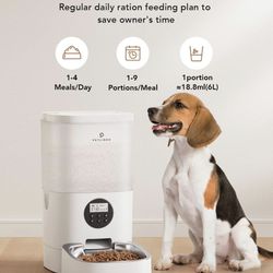 PETLIBRO Automatic Dog Feeder, 6L Dog Food Dispenser with Timer Interactive