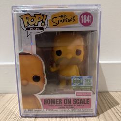 Funko Pop! Homer on Scale with Pop Protector! Limited LE 5000 PCS
