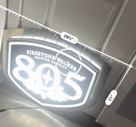 FIRESTONE 805 LED NEON SIGN BEER CAVE GARAGE MECHANIC
