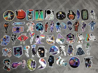 nasa/astronaut stickers