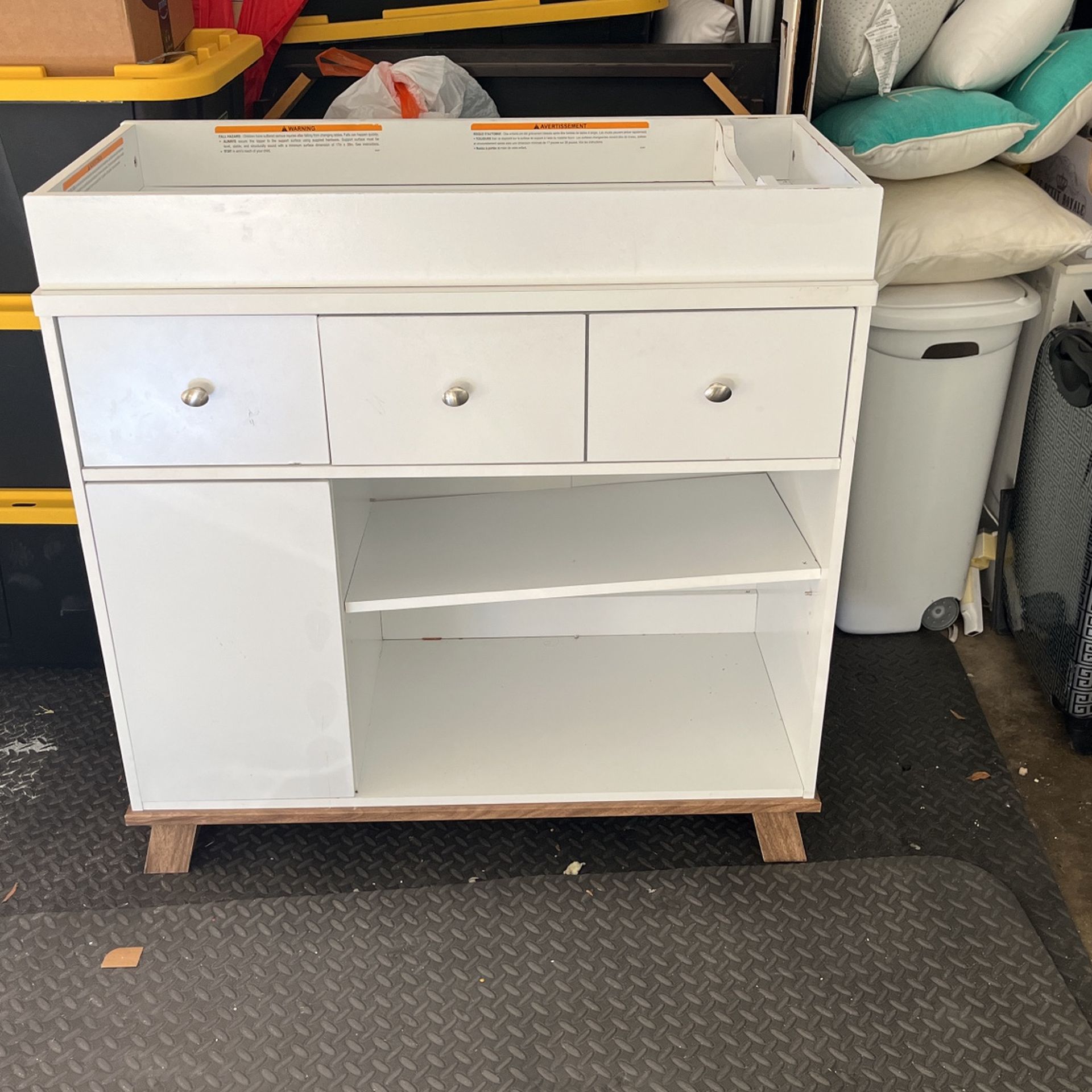 Changing Table With Drawers