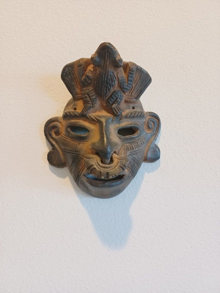 5 Colombian Native Indian Masks