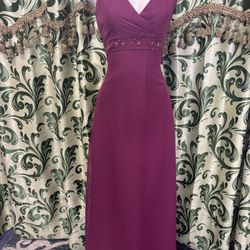 Wine Color Dress