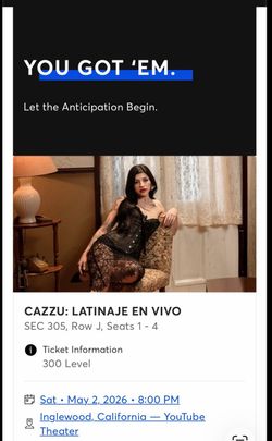 Cazzu tickets