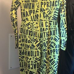 Caution Bodysuit Catsuit Sexy 