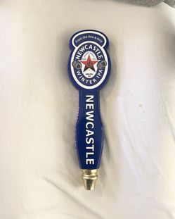 NEWCASTLE WINTER IPA BEER TAP HANDLE RARE 12" TALL BEER TAP HANDLES