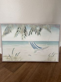 Coastal beach wall art