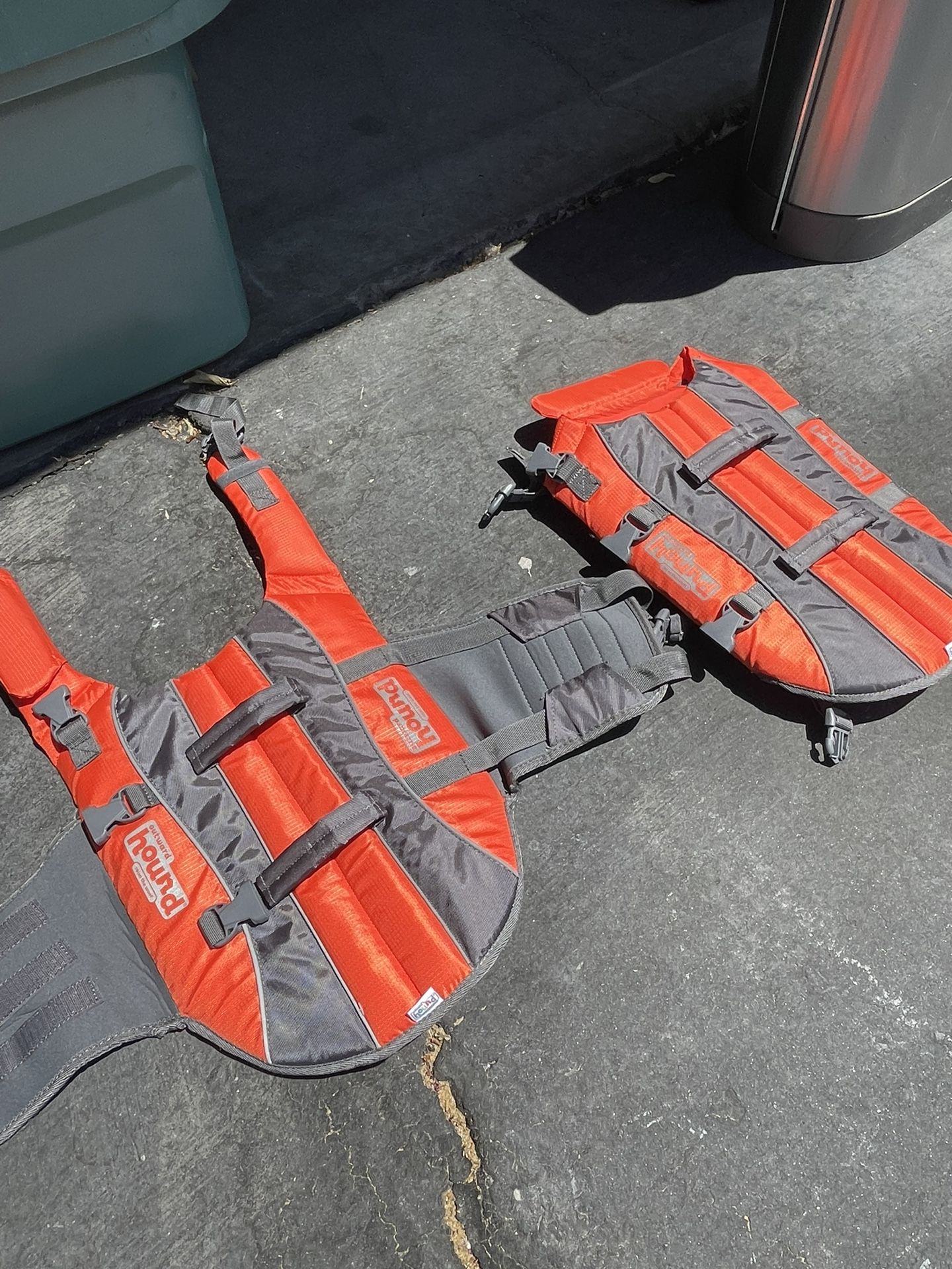 Two Doggie Life Jackets