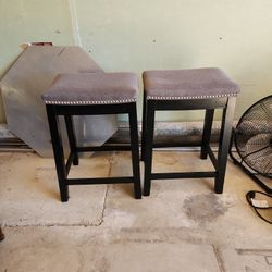 Black And Grey Stools