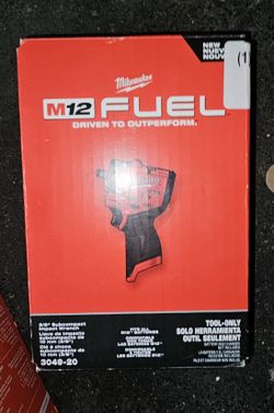Milwaukee
M12 FUEL 12V Lithium-Ion Brushless Cordless 3/8 in. Sub Compact Impact Wrench