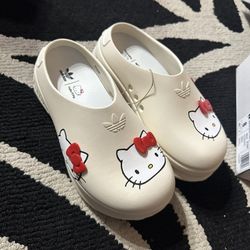 Brand new Adidas Clogs X Hello Kitty 