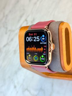 New Smartwatch Reloj Inteligente Rose Pink Edition | Android & iPhone