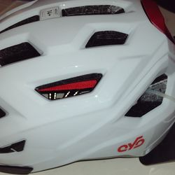 Bicycle Helmet With Rear Safety Light - Brand New 