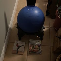 GAIAM And Chair Books Exercise 