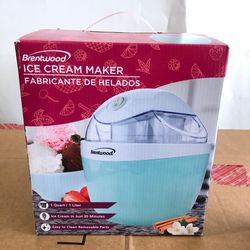 Brentwood ice cream maker, new