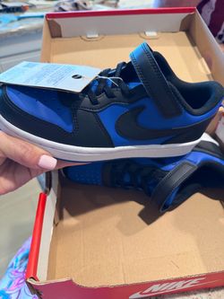 Nike Kids Low-Top Sneakers Blue Black