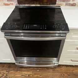 GE Profile Electric Oven W/air Fryer