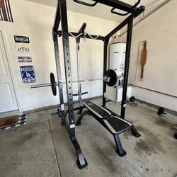 Marcy Pro Full cage and weight bench