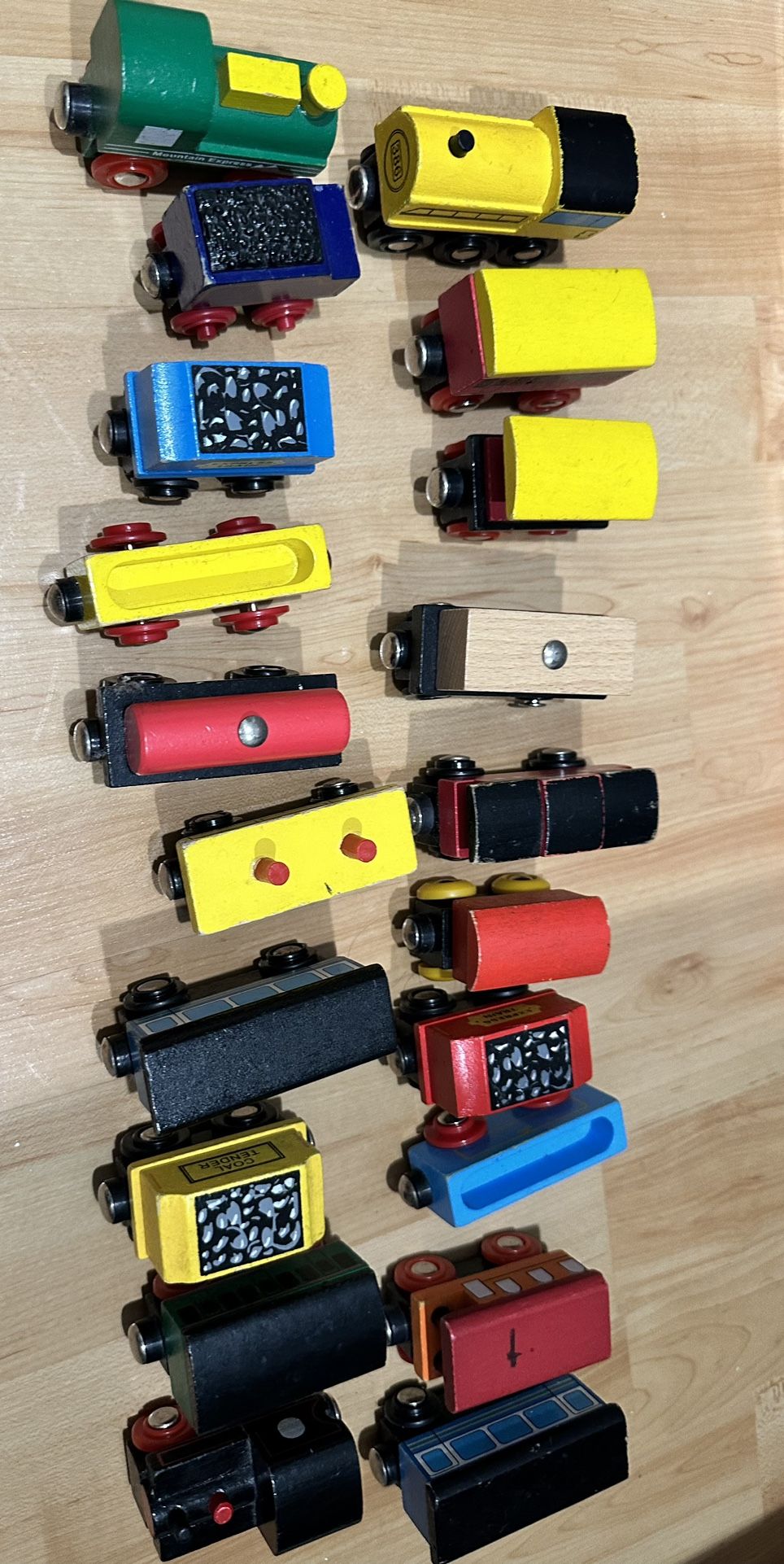 Wooden Trains etc