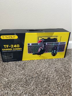 T-Wolf TF-240 RGB Gaming Combo