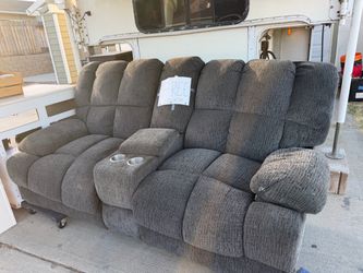 Free brown couch loveseat come pick up today