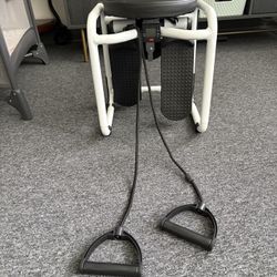 Mini Stepper With Resistance Band