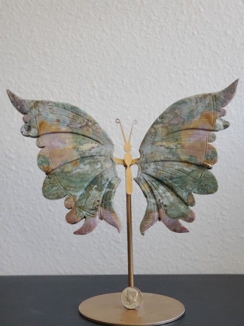 Ocean Jasper Crystal Large Butterfly Wings
