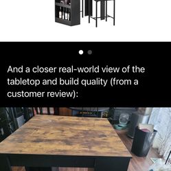 New in Box Retro Two Person Dining Set 