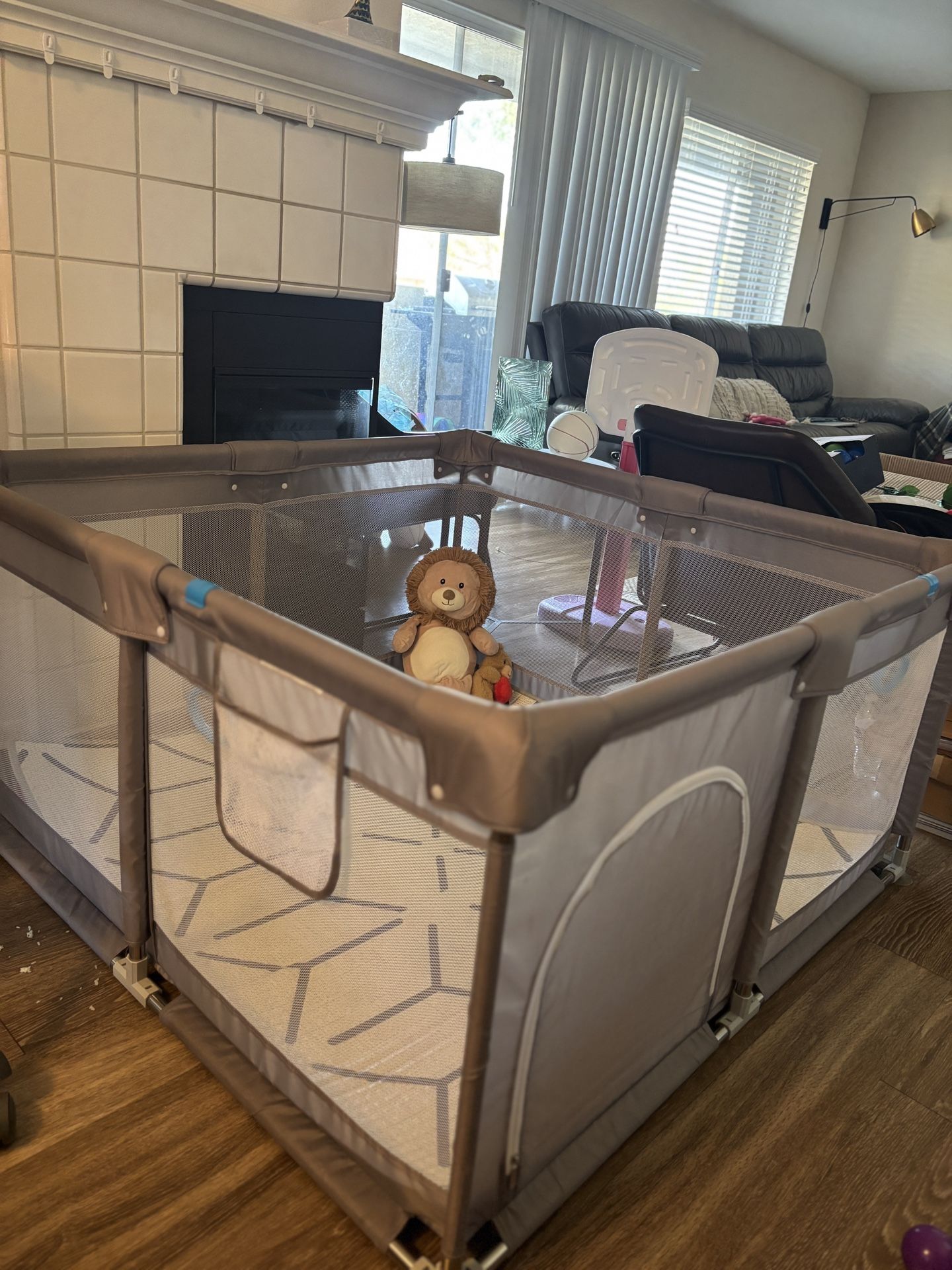 Gray Play Pen