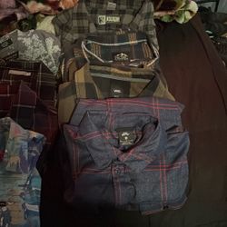 Vans Nike And Other Brands Dress Shirts Flannels Jackets 