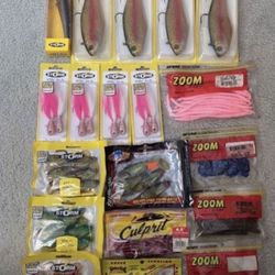 FISHING Bait Lures New OLD Stock STORM ZOOM TUSANAMI STRiKE KING CULPRIT