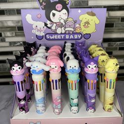 Sanrio Hello Kitty Multi Colored Pens