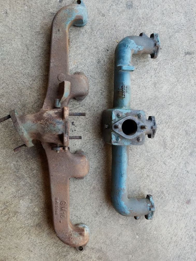 Chevy 235 inline 6 intake and exhaust manifolds. for Sale in Vancouver