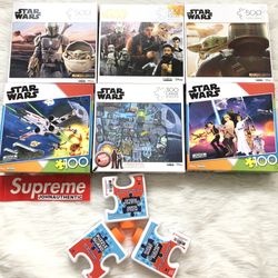 🔥 Lot of 6 Star Wars Puzzle + 3 Puzzle Guard.