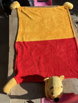 Vintage/ Winnie The Pooh I’m  A Blanket And Puppet Baby Blanket