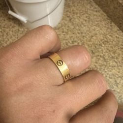 Cartier Love Ring 18k Yellow Gold Size 59 (6.6g Authentic)