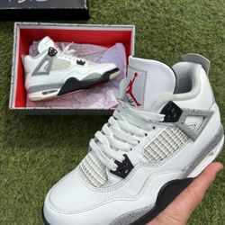 Jordan 4 white cement 