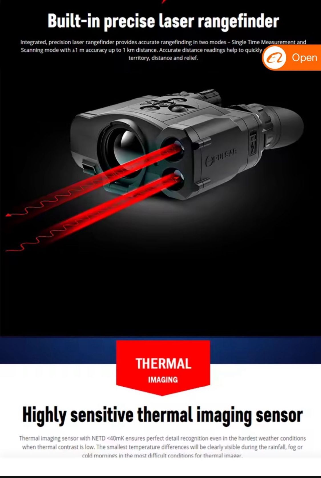 Pulsar Accolade Thermal Binoculars