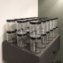 36-Pack Glass Jar & Lid Set from Amazon