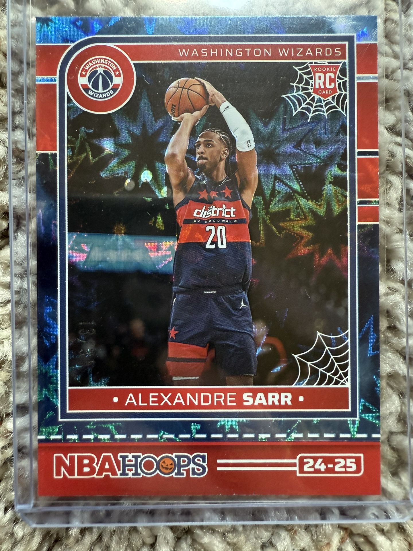 Alexandre Sarr Washington Wizards [Holo Sky] #232 Panini Haunted Hoops  Rookie Card /31 RARE