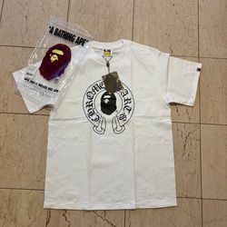 Chrome hearts bape shirt