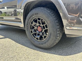NEW 17" Wheels FITS TRD PRO BLACK 6x5.5 4runner Tacoma Tundra 265/70R17 RoyalBlack AT Tires  