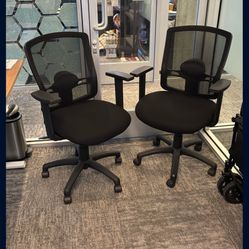 Large Black Rolling Office Chairs 